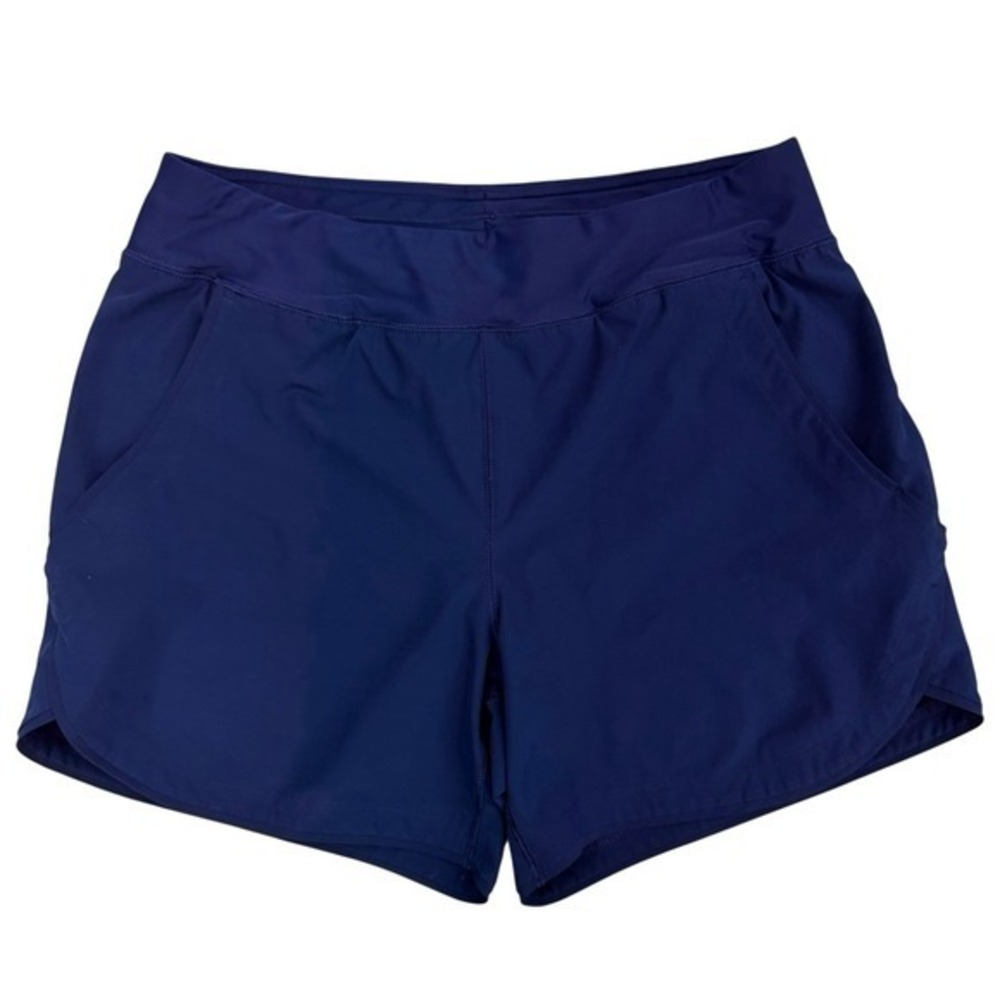 Land's End Women's Size 10 Navy Blue Swim Lined Shorts Bottoms w/Pockets‎